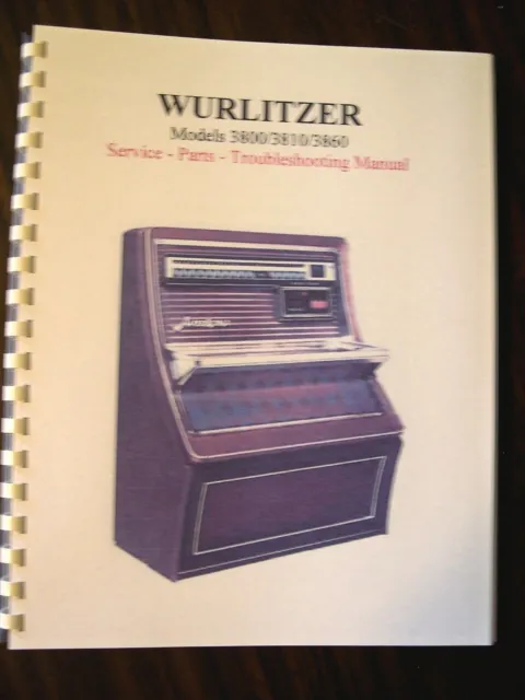 Wurlitzer Model 3800/3810/3860 Jukebox Manual