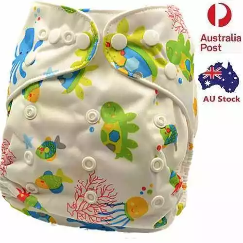 Unisex Baby Modern Cloth Nappies Adjustable Washable Diaper Pocket Nappy (D73)