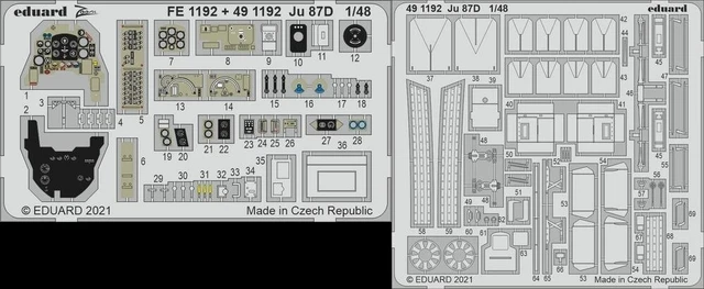 491192 Ju-87D 'Stuka' For 1/48 Hasegawa And Hobby 2000 Kits