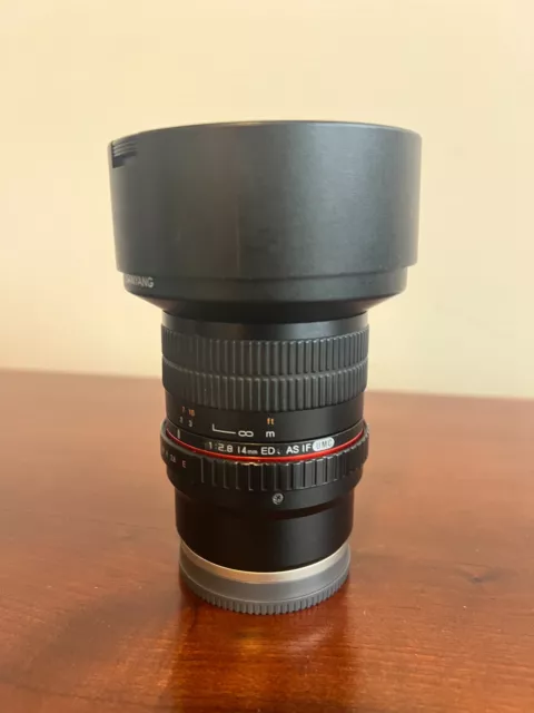 Samyang 14mm f/2.8 MF ED AS IF UMC Sony E Mount