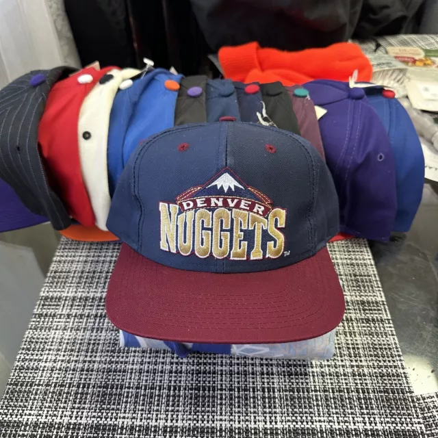 Vintage Denver Nuggets Sports Specialties Script Snapback Basketball H –  Stuck In The 90s Sports