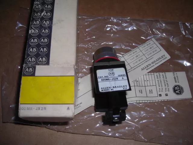 Allen Bradley 800Mr-Jx2R Selector Switch Operator Nib