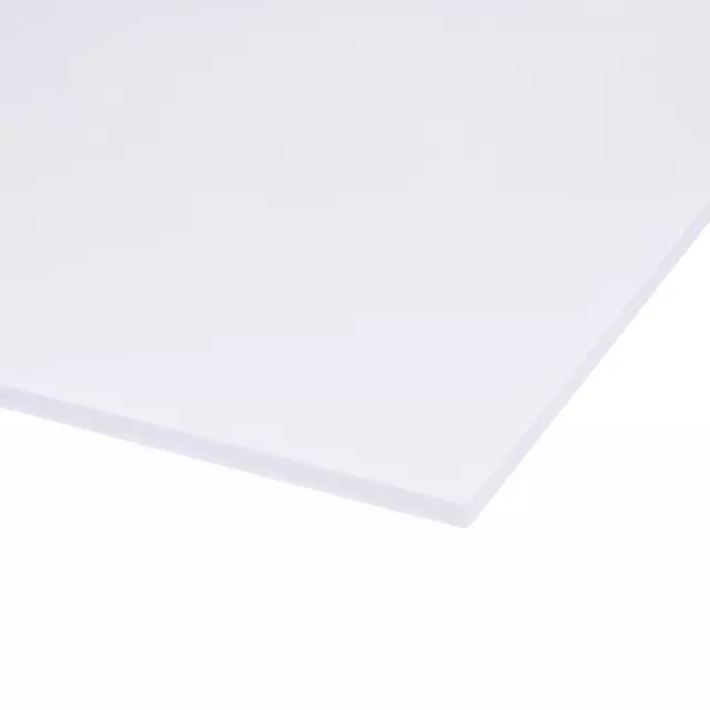 PVC Espuma Tablero Hoja 7mm x 300mm x 300mm Blanco Doble-Cara Expandida PVC Hoja