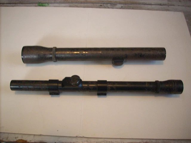 2 old scopes- 1 TED WILLIAMS-SEARS 1- WEAVER clear-good glass 2 old scopes- 1 TED WILLIAMS-SEARS 1- WEAVER clear-good glass