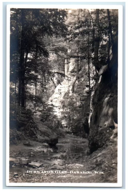 c1940's Durward's Glen Baraboo Wisconsin WI Unposted Vintage RPPC Photo Postcard