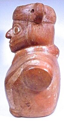 Pre-Columbian MOCHE FIGURAL JAR W/COA 3