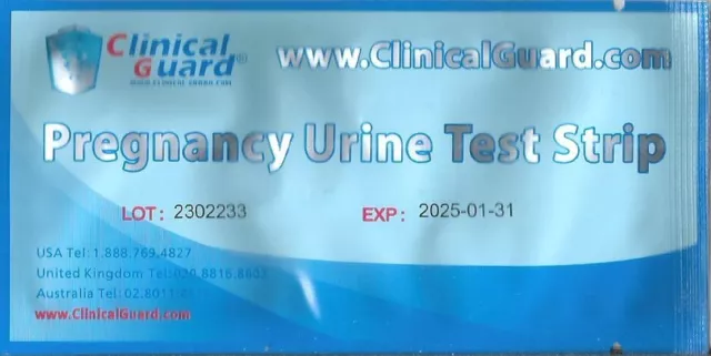 Early Pregnancy Test Strip Sealed Pack  in plain secure envelope