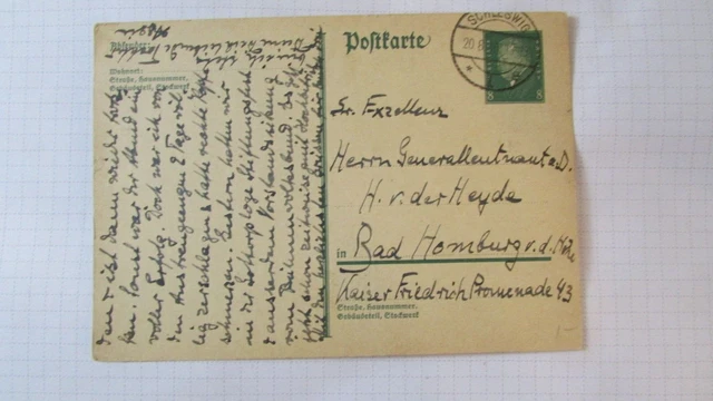 Germania intero stazionario Schleswig 1930 X6,7