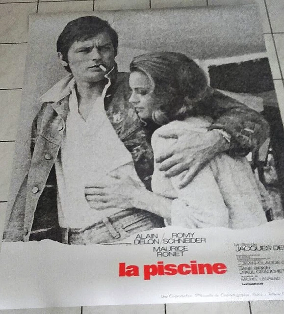 Affiche Originale Du Film 'La Piscine' Avec Delon - édition Laurent Durieux, Collection Cinéma