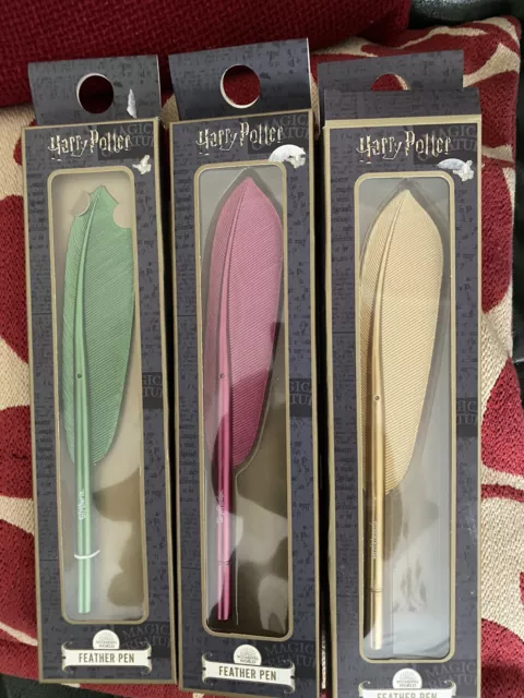 Harry Potter  Three Quill  House Pens