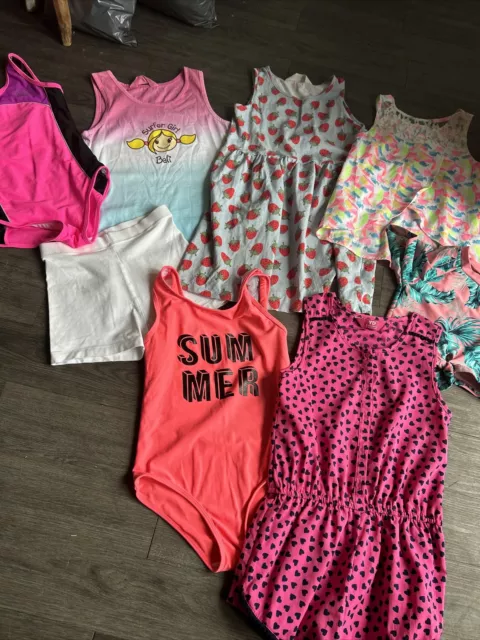 Girls Summer Clothes Bundle Age 8-9 Years