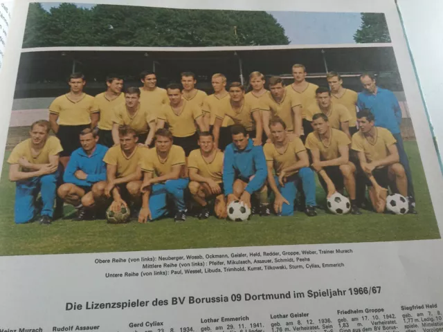 Aral Bundesliga football album / book 1966 / 67 features england  in world cup . 3