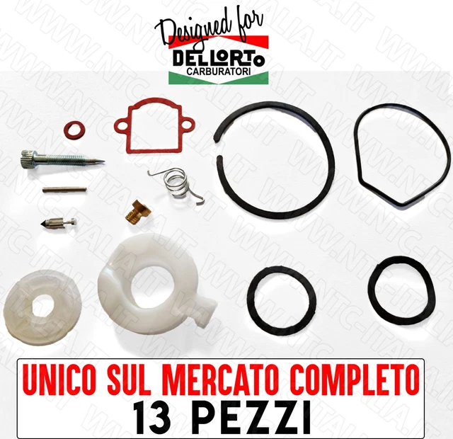 Kit Revisione 13 pezzi DELL'ORTO SHA 14.12 15.15 Ciao, Bravo, Boxer Piaggio, etc