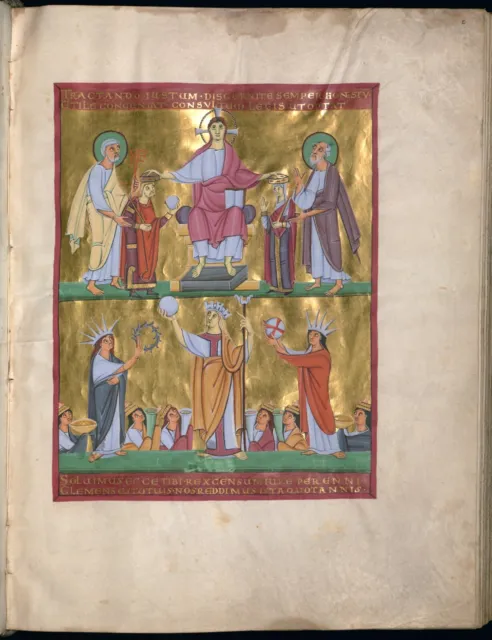 1012-Faksimile : Evangelistar Perikopenbuch Heinrichs Ii [Bsb.clm4452]