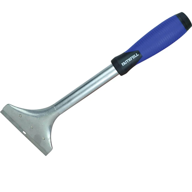Faithfull Soft Grip raschietto resistente manico lungo 100 mm
