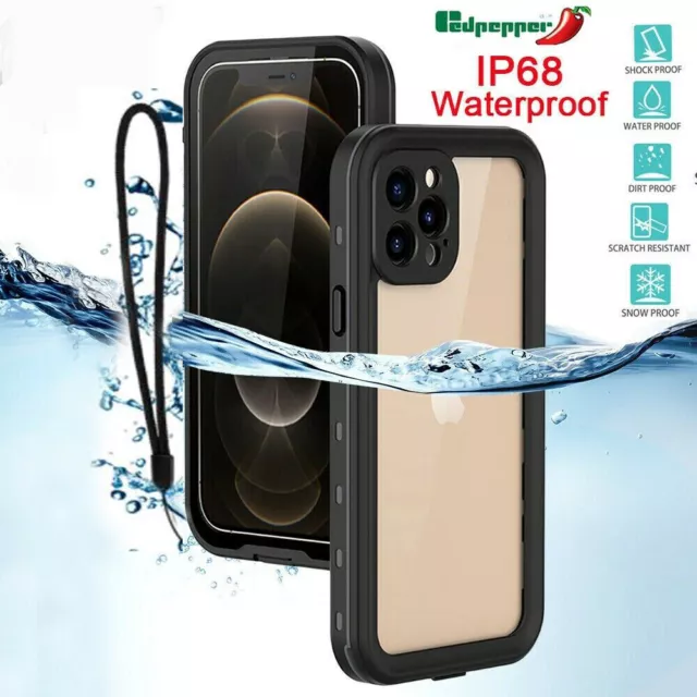 For iPhone 13 12 Mini 11 Pro X XR XS Max Waterproof 360° Full Body Case Cover
