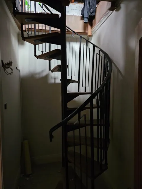 cast iron spiral staircase used
