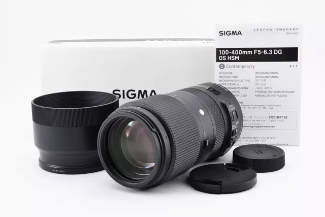 [Presque Inutilisé] Sigma 100-400mm F/5-6.3 Dg OS HSM Contemporain pour Nikon