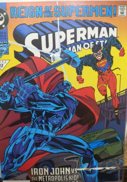 Superman Man of Steel July 1993 #23 DC Comic Reign of the Superman