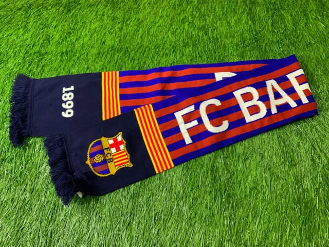 Sciarpa Rara Tifosa Calcio Barcellona Barca Prodotto Ufficiale Taglia Unica