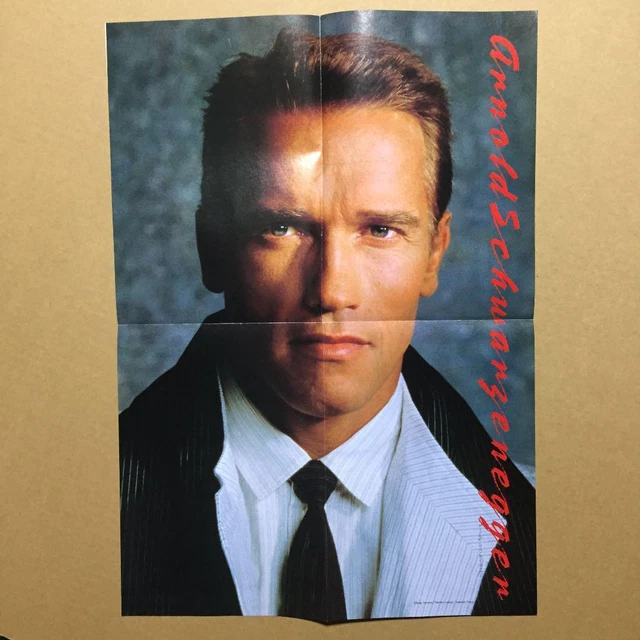 1989 Roadshow March Issue Appendix Poster Arnold Schwarzenegger L51.5 W36.7 cm