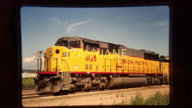 T1516 TRAIN SLIDE Railroad MAIN Line UNION PACIFIC 6128 YEAR 1994