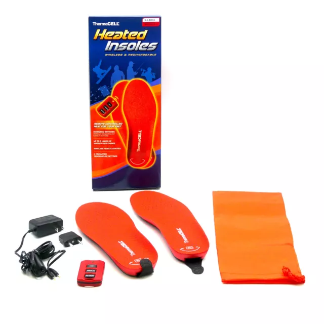 Therma Cell USA Heatable Insoles THS01-XL Shoe Insoles Remote Control Wi