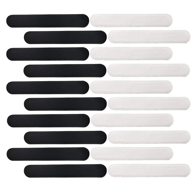 40 Pcs Hat Pad Sweat Non-woven Fabric Miss Baseball Cap Liner Sweatband Pads