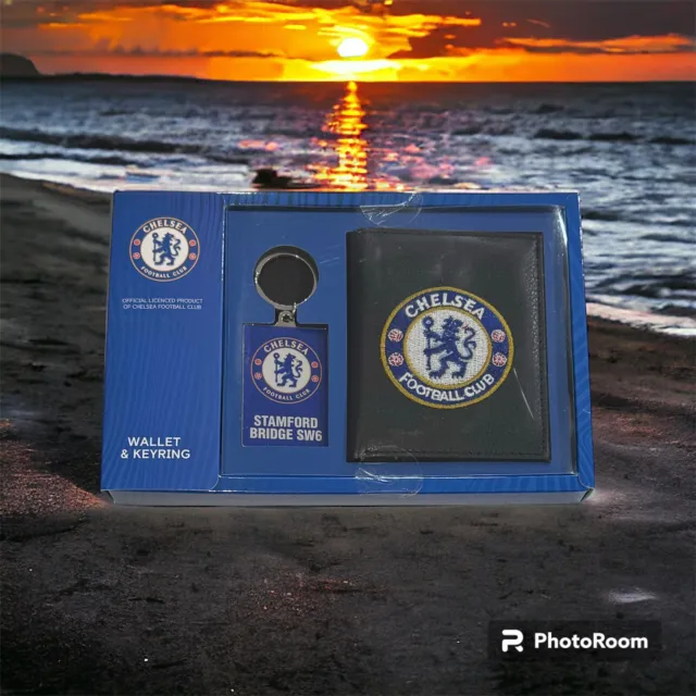 Brand New Official Chelsea Wallet And Keyring Gift Set.