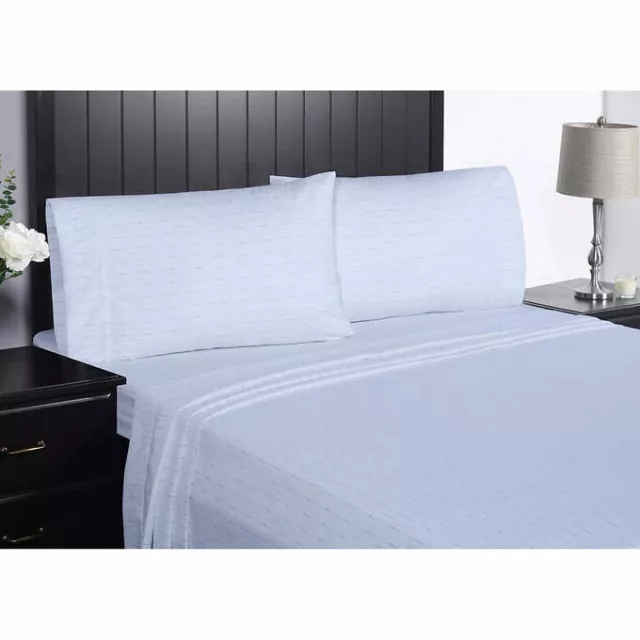 South Point Home Fashions Microfiber 4-Piece Sheet Set Full, New!