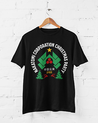 Nakatomi Corporation Christmas Party 1988 T Shirt Funny Hard Die Retro Xmas Top