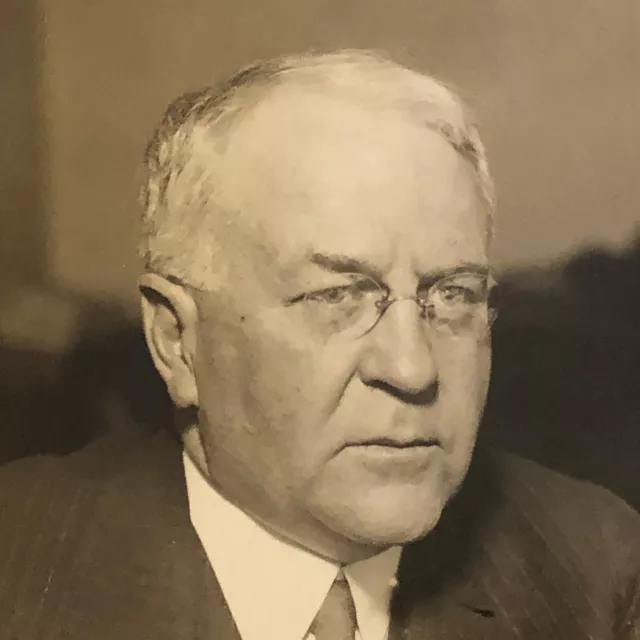 Press Photo Photograph US Senator James Couzens Michigan Owing Back Taxes 1925