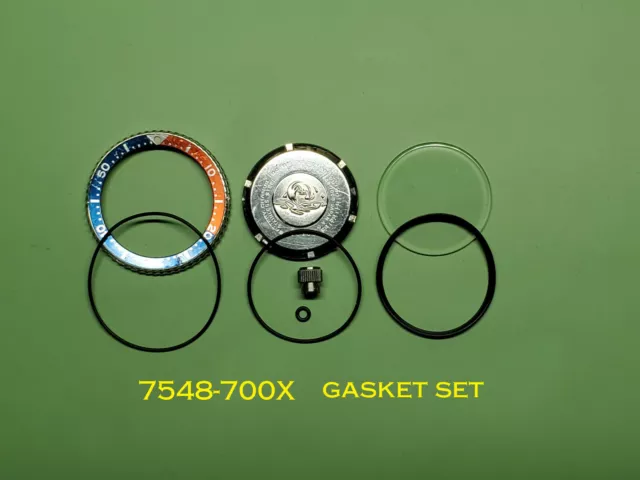 7548-700X COMPLETE GASKET Set for your Seiko Quartz Dive Watch $28.50 ...