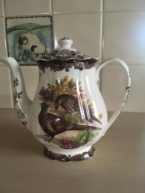 Royal Worcester Game Series Coffee Pot