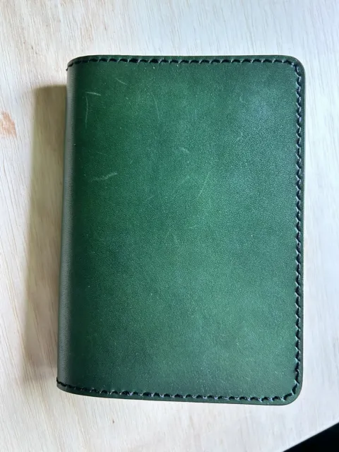 A6 Green Leather Planner Cover, Fits Hobonichi, Orig. $72