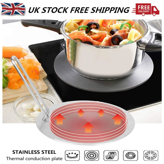 HEATDIFFUSER INDUCTION DISC Hob Converter Adapter Gas Electric Cooker