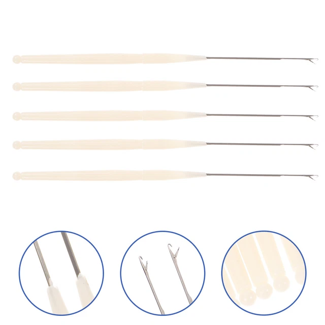 5 Pcs Aiguille À Kit De Couture Poignée En Plastique