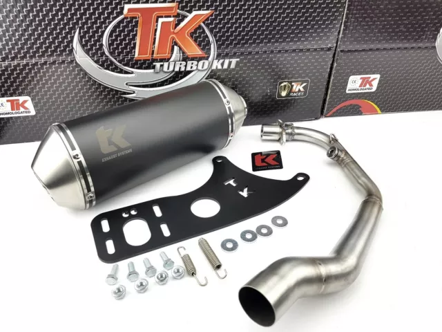 Turbokit Edelstahl Sport Auspuff Piaggio Liberty IGET Primavera Sprint 3V E4 125