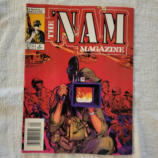 The Nam #2 & #3 Magazine Marvel Comics Vietnam War Comics