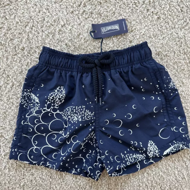 Nwt 100% Authentic Vilebrequin Swim Trunks - Kids - 2 Years - Navy Blue