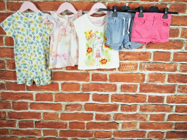 Baby Girls Bundle Age 18-24 Months M&S Gap Next Mothercare Shorts Tee Dress 92Cm