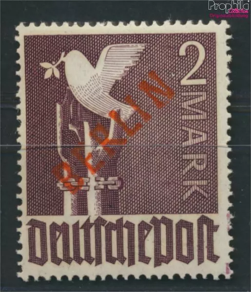 Briefmarken Berlin (West) 1949 Mi 34 geprüft postfrisch(9293516