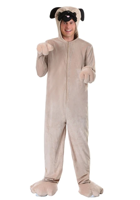 Adult Pug Costume Halloween Dog Size Medium