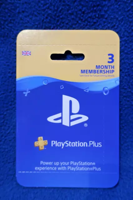 Sony PlayStation Plus - 3 month membership brand new