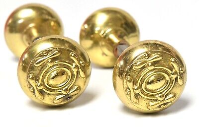 2 Matching Sets Of Brass Finish Door Knobs 3