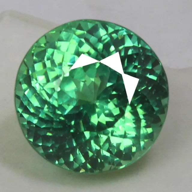 Certifié Naturel 32.50 CT Fluo Bleu Cuivre Roulement Bicolore Paraiba Tourmaline