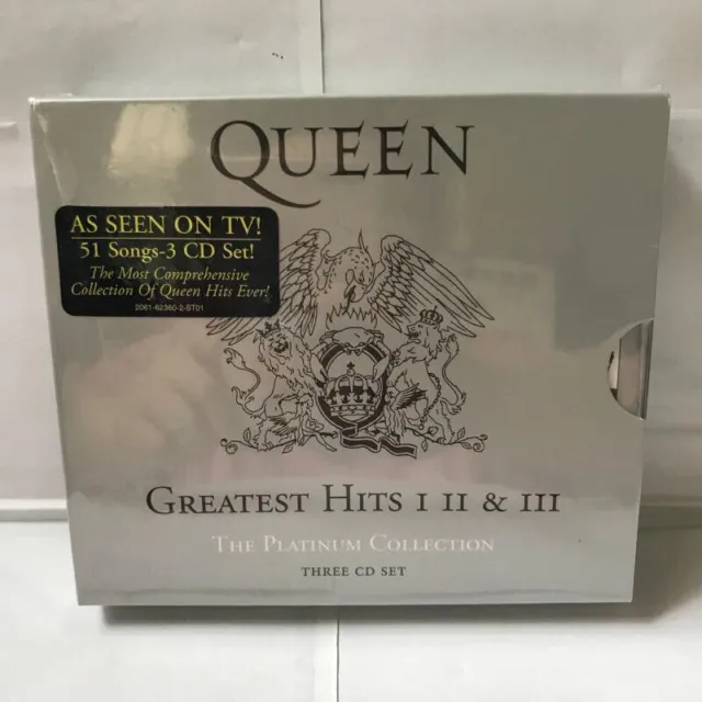 Queen - Greatest Hits I II & III - The Platinum Collection 51 Songs 3CD Box Set 2
