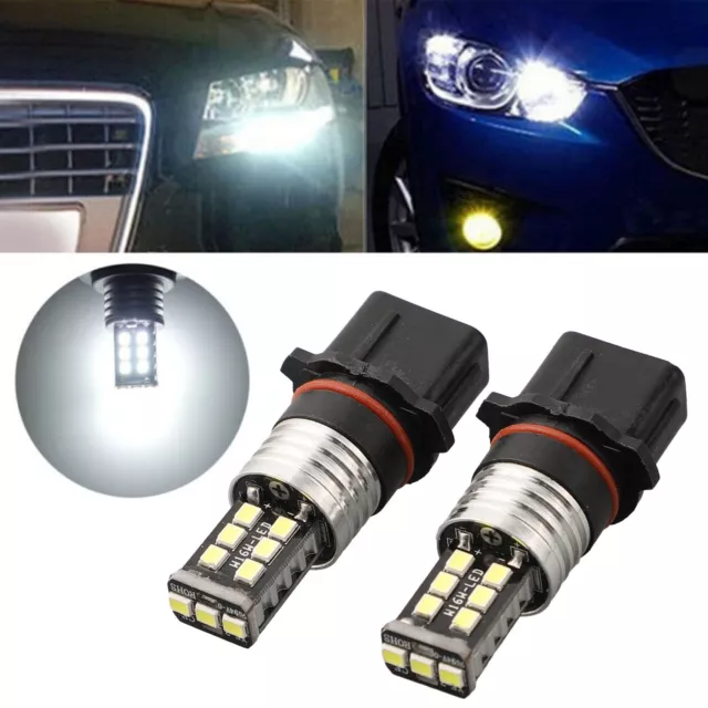 2x Canbus P13W 2835 15 LED DRL Jour Course Brouillard Ampoules Feux Feu de Route