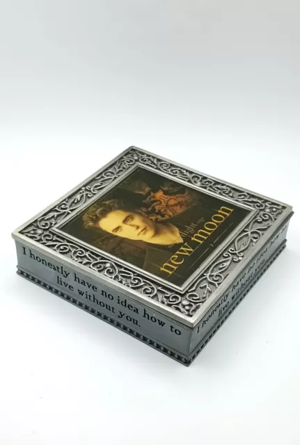 Twilight Saga Memorabilia Trinket Jewelry Box New Moon Edward Cullen Metal