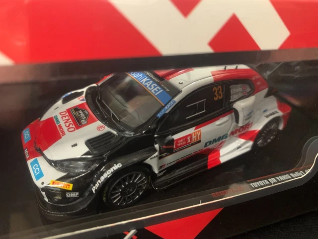 IXO 1/18 Toyota Yaris Rally1 Evans Rallye Suède 2024 - Miniature Neuve En Précommande
